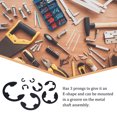 thumbnail image 4 of Eigraketly uds/Kit E-Clip Snap Ring Metal retención E Circlips 1,5mm a 10mm poleas sujetador con caja de almacenamiento repuesto electricista Artesanía, 4 of 6