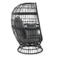 thumbnail image 5 of Silla Para Jardín De Acero Y Ratán Tipo Huevo Incluye Cojín, 5 of 5