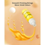 Hiipoo Sublimation Ink Refilled Bottles Work with ET-2720 ET-2760 ET-2800 ET-15000 ET-2803 ET-2850 ET-3760 ET-4800 ET-4760, Heat Press Transfer on Mugs T-Shirts Pillows Phone Case