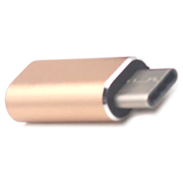 Methold Adaptador de Cable para teléfono móvil, convertidor antipérdida de aleación de aluminio, conector de enchufe de línea a , Teléfono y Comunicación Oro