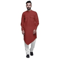 Atasi Asymmetrical Kurta Casual Button Down Shirt Cotton Casual Kurta Men