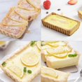 thumbnail image 5 of 8 Pcs Non-stick Quiche Tart Pans Rectangle With Removable Bottom,fluted Tart Tin For Fruit Pie Cake, 5 of 5