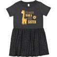 thumbnail image 3 of Inktastic I'm Going to Be a Big Sister Giraffe Girls Toddler Dress, 3 of 5