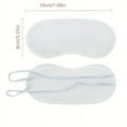 thumbnail image 5 of DABEI 1pc Double-sided Soft Smooth Eye Mask, Blackout Comfortable Blindfold, Suitable For Aviation Travel Rest, Nap, Yoga Meditation, 5 of 15