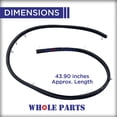 thumbnail image 2 of Whole Parts Range Oven Door Seal Gasket Part# 5303316768 - Replacement & Compatible with Some Frigidaire, Gibson, Kenmore, Tappan and White Westinghouse Ranges or Ovens, 2 of 7
