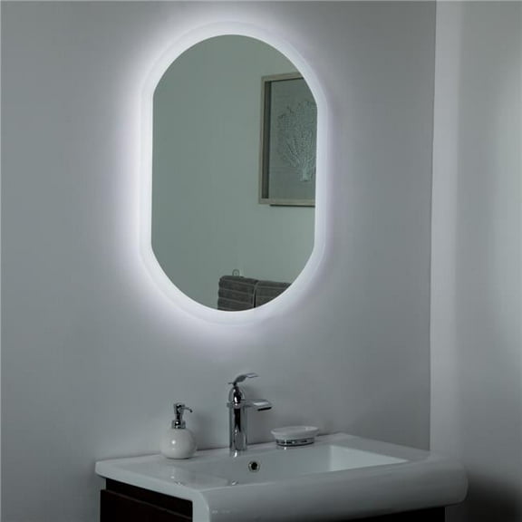 Luka Backlit LED Mirror 31.5 x 23.6in Bathroom Mirror