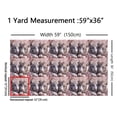 thumbnail image 3 of Castle Fairy 3D Tiger Print Fabric by the Yard 1 Yard, Animal Theme Room Decor Fabric by the Yard, Pink Floral Fabric for Sewing, Ultra Soft Home Decor, 3 of 6