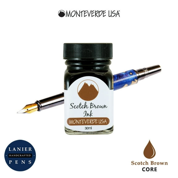 Monteverde Ink Bottle - Scotch Brown