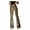 Brown-7B, variant on REALiKUN Women's Stretchy Wide Leg High Waist Bell Bottom Flare Pants with Plus Size Coffee S