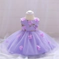thumbnail image 3 of Peyan 3-24M Infant Newborn Baby Girl Princess Dress Birthday Party Christmas Formal Tutu Sleeveless Dresses, 3 of 7