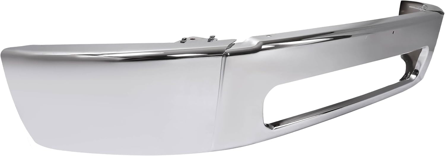 KOJEM Front Bumper Assembly Compatible with 2003-2021 Freightliner M2 106 112 Business Class A21-26683-005 A21-27811-016 A21-27811-017 Models Steel Bumper Chrome 3PCs