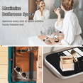 thumbnail image 4 of Foldable Sink Cover Mat Space Saving Bathroom Organizer Makeup Brush Cleaning B New, 4 of 4