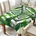 thumbnail image 4 of Ryvnso Green Geometric Rectangle Table Cloth Tablecover Dinning Tablecloth 54"x72", 4 of 8