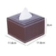 thumbnail image 2 of Dispensador de papel higiénico multifuncional retro de cuero con tapa para caja de pañuelos, dispensador de papel higiénico moderno, 2 of 5