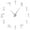 Silver, variant on Barber Shop Toolkits Hairdresser Frameless Wall Clock Stickers, DIY Modern Decorative Clocks for Living Room, Bedroom, Office - Easy to Install, Large 3D Clock Design (Gold,27in)