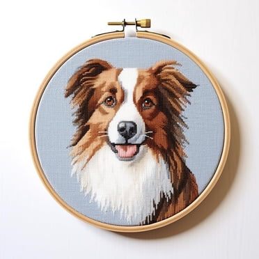 Maydear Stamped Cross Stitch Kits, DIY Embroidery Starter Kits for