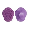 thumbnail image 4 of Unique Bargains 1 Pc Flower Shape Hair Shampoo Brush for Scalp Massage 3.74"x3.15"x2.76" Purple, 4 of 6