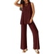 thumbnail image 1 of Conjunto Deportivo PRETTYGARDEN 2 Piezas para Mujer Color Rojo Vino Talla L, 1 of 8