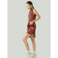 thumbnail image 4 of Golf Tennis Dresses, Women Athletic Dress with Separate Shorts, V Neck Sleeveless Workout Dresses Solid Color XL, 4 of 6
