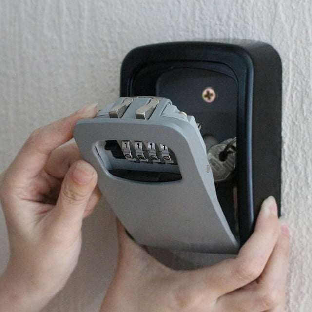 Caja de seguridad para llaves Jadeshay 4 dígitos montada en la pared