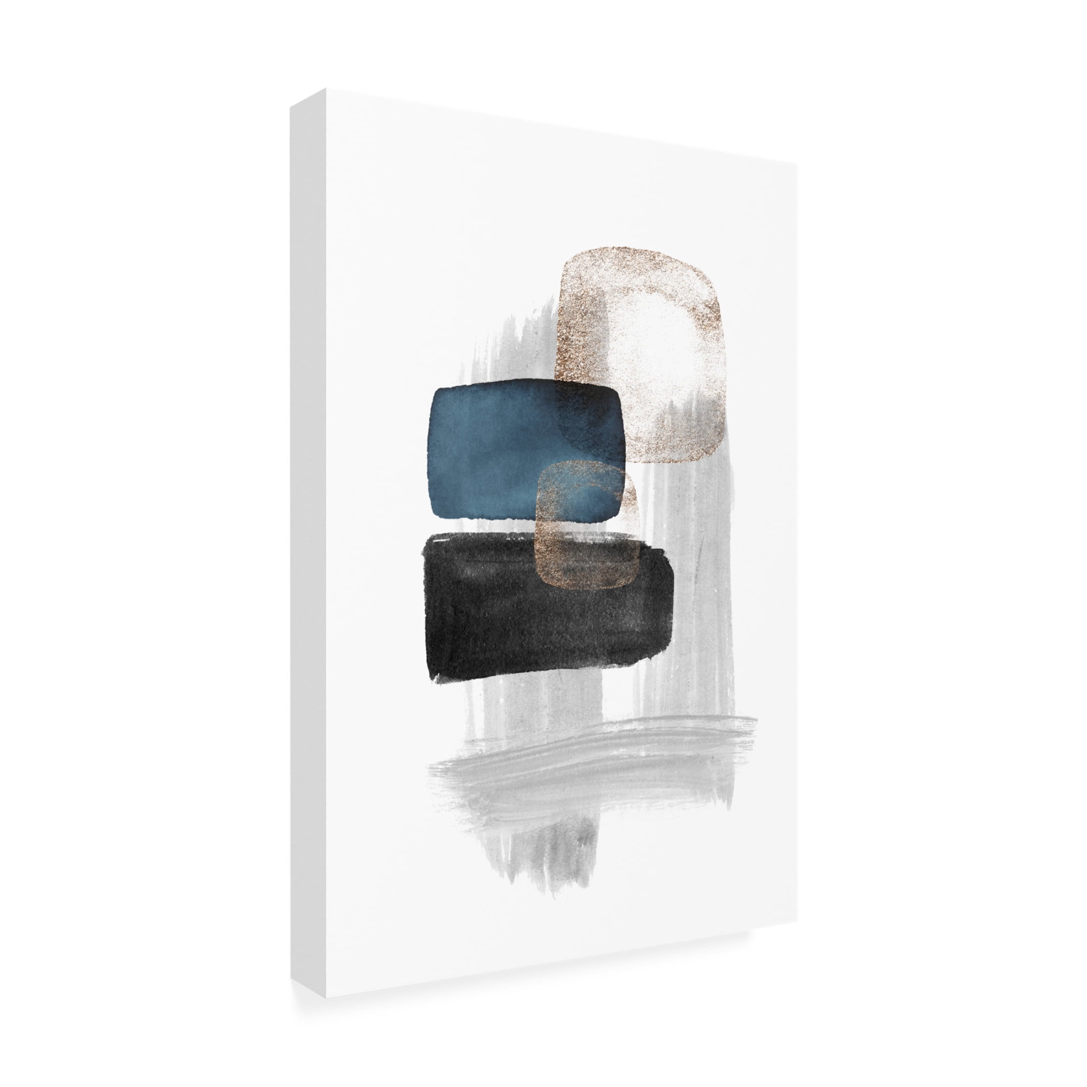 Trademark Fine Art Sally Ann Moss Night Blue 1 Canvas Wall Art
