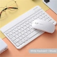 thumbnail image 2 of LEEYNEER Bluetooth Keyboard and Mouse For iPad Xiaomi  Huawei Phone Tablet Slim Mini Wireless Keyboard For  IOS Windows, 2 of 2