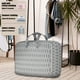 thumbnail image 4 of Bolsa de Almacenamiento Resistente | Asas Reforzadas | Organizador Extragrande de Ropa y Colchas de Algodón (70 X 50 X 25 Cm) | Doble Cremallera | Bolsa Impermeable y Duradera para Mudanzas, Viajes y, 4 of 6