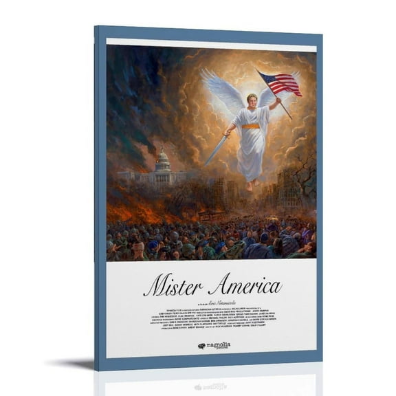 Mister America Propaganda Posters Coffee Decor Wall Art Canvas Painting Film Festival