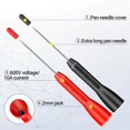 thumbnail image 4 of Yingyy 2x Test Probe Pins Needle Test Probes Brass Plated Leads Probe Wire 2mm Socket for Car Tester, 4 of 9