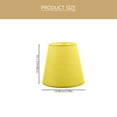 thumbnail image 4 of MasteelfCA Decorative Lamp Shade Cloth Lampshade Replacement Lamp Shade Clip On Type Lamp Shade, 4 of 9