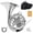 Silver, variant on YueChun Professional Double French Horn F/Bb 4-Key Brass Instrument, Student for Orchestra & Band, Case, Gloves, Cleaning Kit, Silver Finish