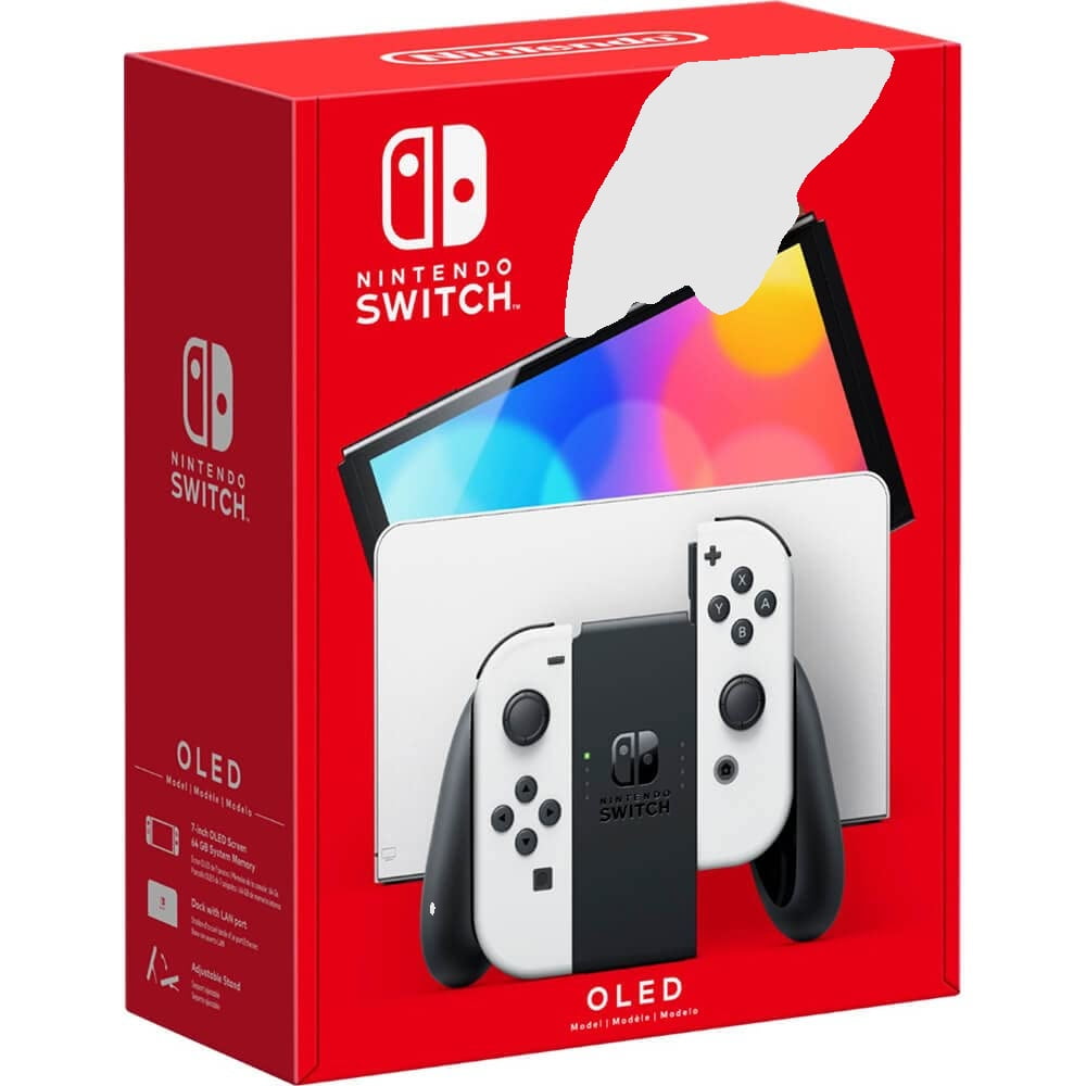 Nintendo Switch OLED Model White Joy Con 64GB Console 