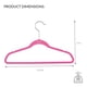 thumbnail image 4 of Paquete de 25 Perchas de Terciopelo para Nios, Antideslizantes, Ahorro de Espacio, Ropa para Nios, Camisas, Pantalones, Vestidos, Guardera, Almacenamiento y Organizacin, 4 of 6