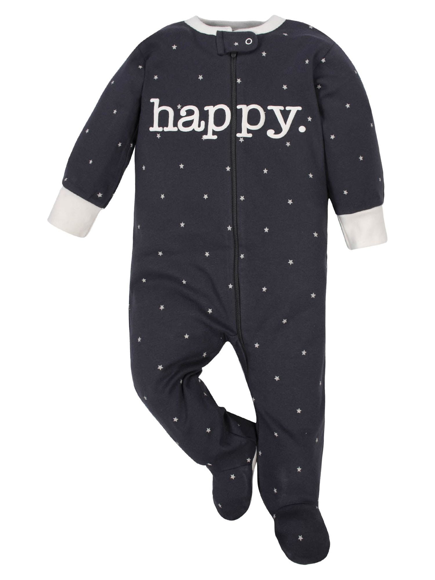 Wonder Nation Baby Boy Pajamas Zip Up Sleep N Play 2 Pack