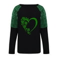 thumbnail image 5 of Craaazy Women's St Patricks Day Shirts Comfy Shamrock Prints Casual Tops Gifts, 5 of 9