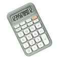 thumbnail image 4 of Calculadora de bolsillo de 12 dígitos, calculadora de bloc de notas, calculadora para estudiantes, oficina, color verde, 4 of 12