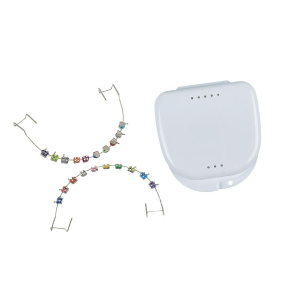 Decoraciones de dientes temporales de la moda para la instrucción en el aula con almacenamiento color mixto