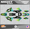 Lime, variant on Kalair GFX Graphics Kit for Yamaha 2-stroke Enduro YZ 250X (2023) Nightcity Series