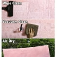 thumbnail image 2 of ZENELESS Super Soft Fluffy Rug for Bedroom,4x6 Pink Anti-Skid Plush Floor Carpet for Living Room Bedroom Home Decor, 2 of 9