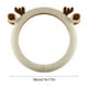 thumbnail image 3 of Funda de Volante de Invierno con Forro Polar de Oso de Peluche En Forma de D | Accesorio Interior de Felpa Suave | Funda Protectora Antideslizante para Volantes de 14-15 Pulgadas | Accesorio de Coche, 3 of 6