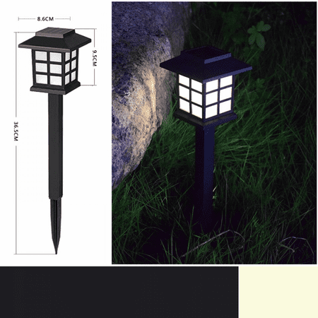 

JUSTUP Outdoor Solar Lights 1 Pack Solar Garden Lights Waterproof Changing Outdoor Lights - Bigger Solar Panel for Garden Patio Yard Pathway Decoration