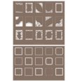 thumbnail image 1 of Autocollant de Scrapbooking Transparent Assorti : 30 Pcs Autocollant de Cadre Photo Album, 1 of 5