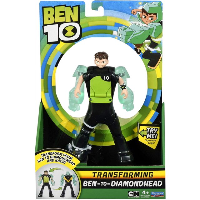 Figura de acción original de Ben 10 Power up Four Arms Ben Tennyson Grey Matter Power up Diamondhead Power up Four Arms Juguetes para niños