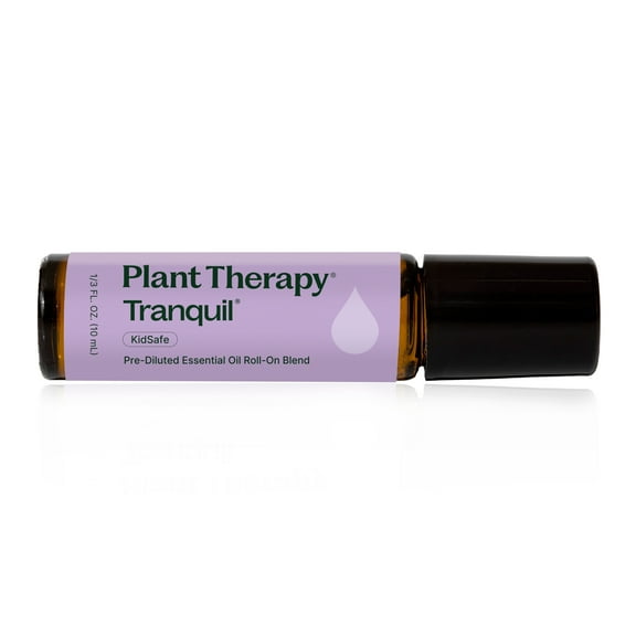 Plant Therapy Tranquil Essential Oil Blend 100% Pure, Pre-Diluted Roll-On, Natural Aromatherapy 10 mL (1/3 oz)