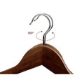 thumbnail image 2 of 10pcs Solid Wood Hangers with Grooves Vintage Hangers for Shirt Bra Coat, 2 of 5