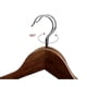 thumbnail image 2 of 10pcs Solid Wood Hangers with Grooves Vintage Hangers for Shirt Bra Coat, 2 of 5