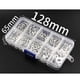 thumbnail image 3 of 320Pcs New Hot Brass Material 10 In 1 Terminal M3~M6 Installation Screw Hole Uninsulated Ring Fork U-shaped Terminal Kit, 3 of 5