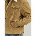 thumbnail image 4 of Wrangler Men's Cowboy Cut Sherpa Lined Corduroy Brown Jacket 112352872, 4 of 4