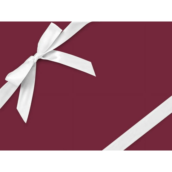 Pack of 1, Maroon 24" x 833' Full Ream Roll Gift Wrap for Holiday, Party, Kids' Birthday, Wedding & Special Occasion Packaging