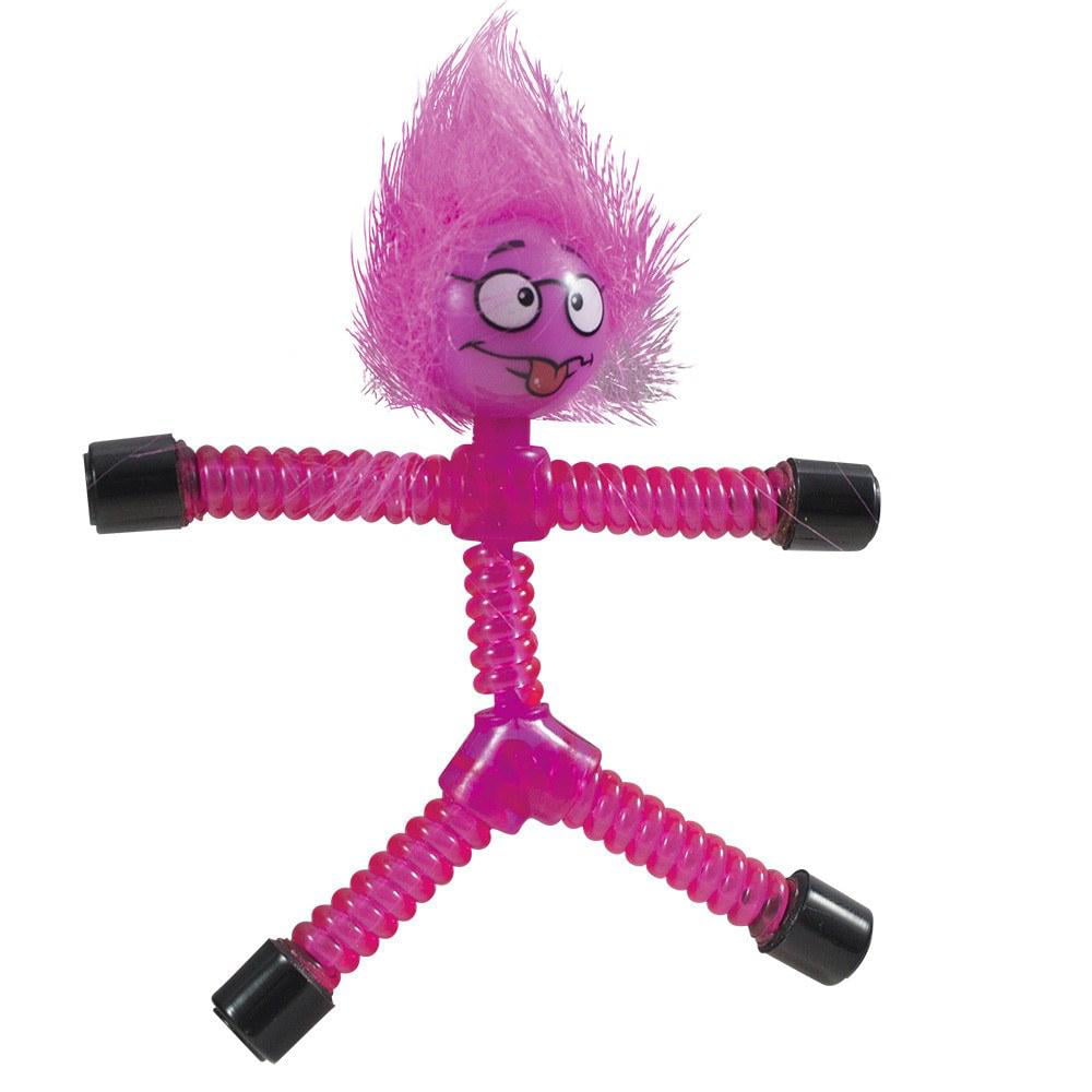 Magno-z Hair-ee Magno Man Magnetic Spring Toy 6 Colours Party Bag Pocket Money 